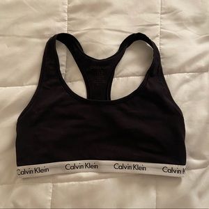 CALVIN KLEIN BLACK BRA
